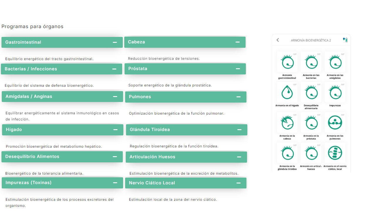 Módulo Armonía Bioenergética 2