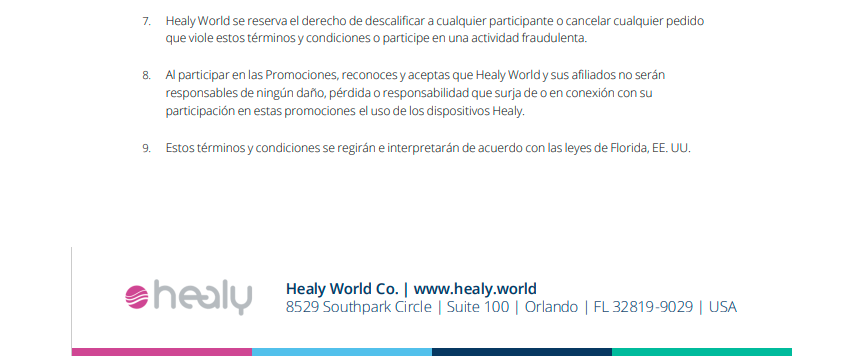 Promos Healy Mexico