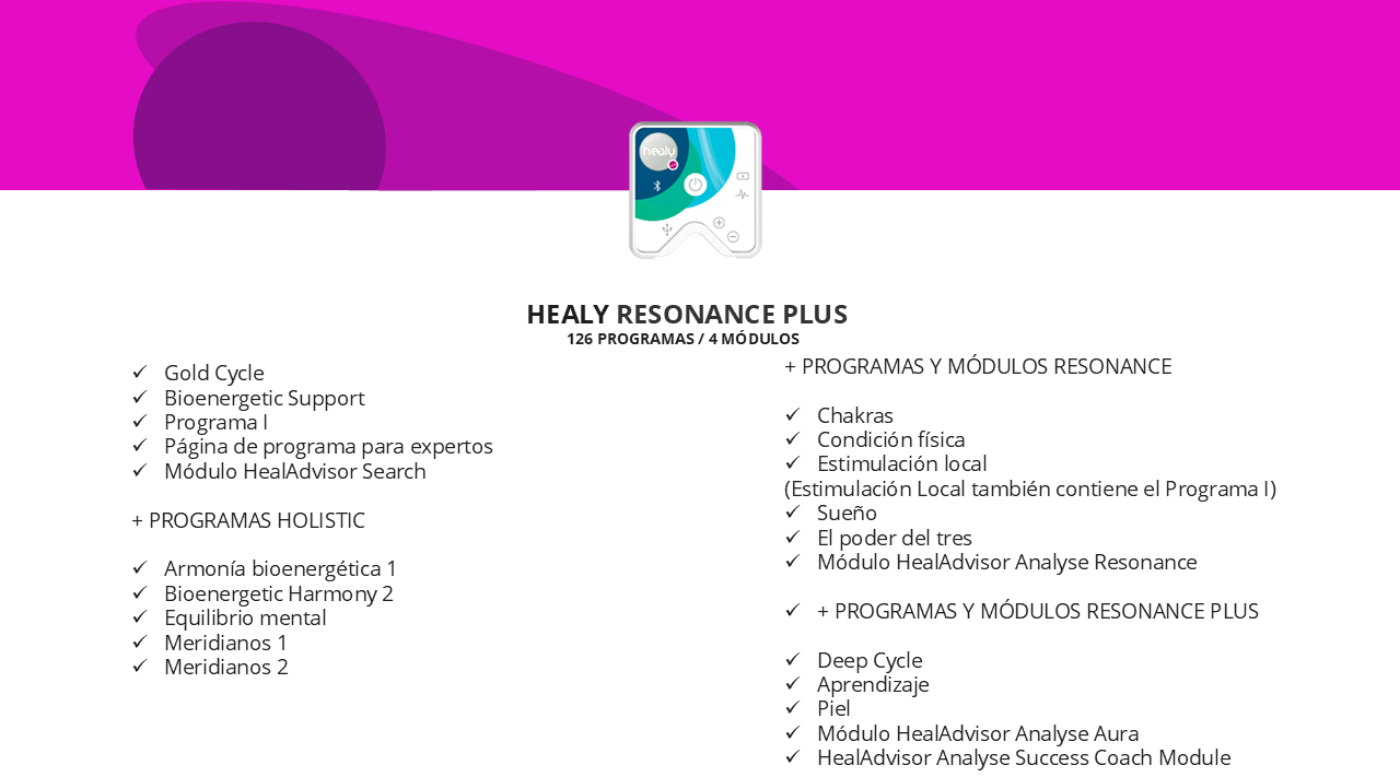 Healy Resonance Plus